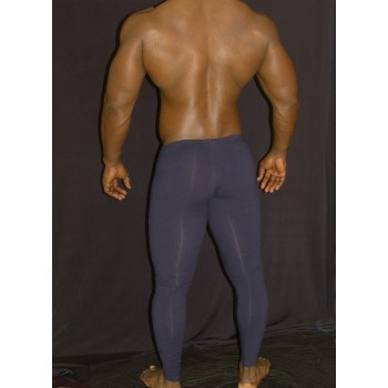 calza larga hombre spandex azul marino