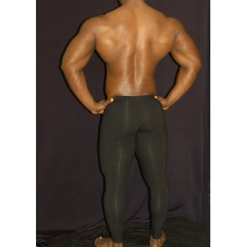 calza larga hombre spandex negro