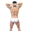 slip bikini hombre cachetero blanco